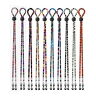 Шнурок для очков, маска для лица, цепочка для очков, для солнцезащитных очков, хлопковая Шейная веревка, фиксирующий ремешок, держатель для очков для чтения, этническая веревка