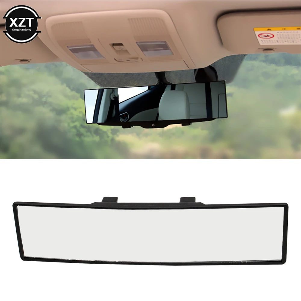 

HD Car Rear View Mirror Wide Angle Panoramic Rear View Auto Reverse Back Parking Reference Rear Mirrors 30cm Car Styling