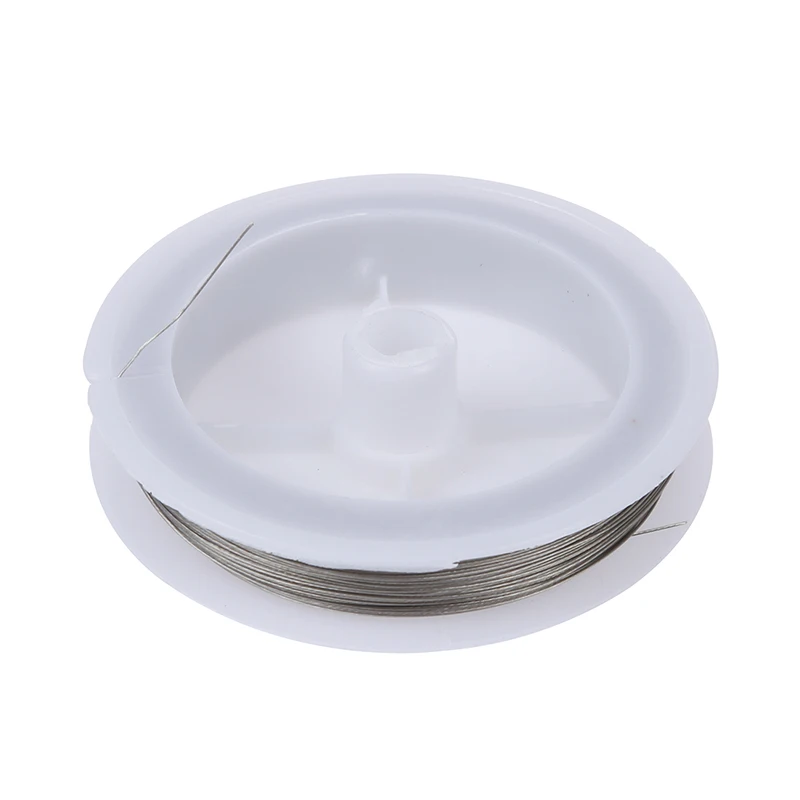 Горячая-Tiger Хвостовая проволока для жемчужной нити-90 м/0 38 мм/серебро | Дом и сад