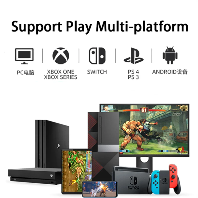 PXN X8 Боевой аркадный игровой контроллер джойстик рокер для компьютера PC PS3 PS4 Xbox One Nintendo Switch Console on.