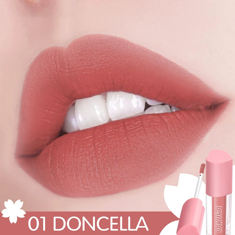 

Matte Lipsticks Velvet Stint Finish Lip Gloss Waterproof No Drying Lip Stint Glutter Liquid Lipsticks