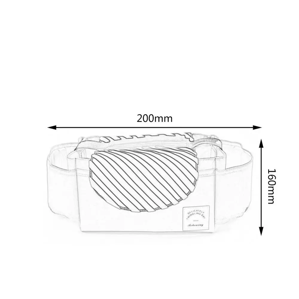 Новый креативный аксессуар для детской коляски Сумка с чашкой коляска
