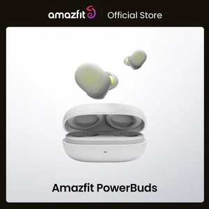 2020 ces amazfit powerbuds tws wireless earhook earphones heart rate monitor bluetooth compatible headphones for ios android free global shipping