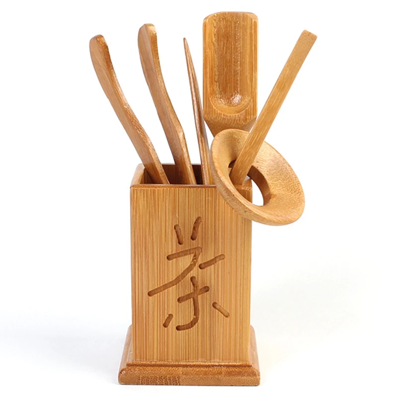 

Bamboo Tea Ceremony Six Gentlemen Small Six Piece Set of New Kung Fu Tea Accessories