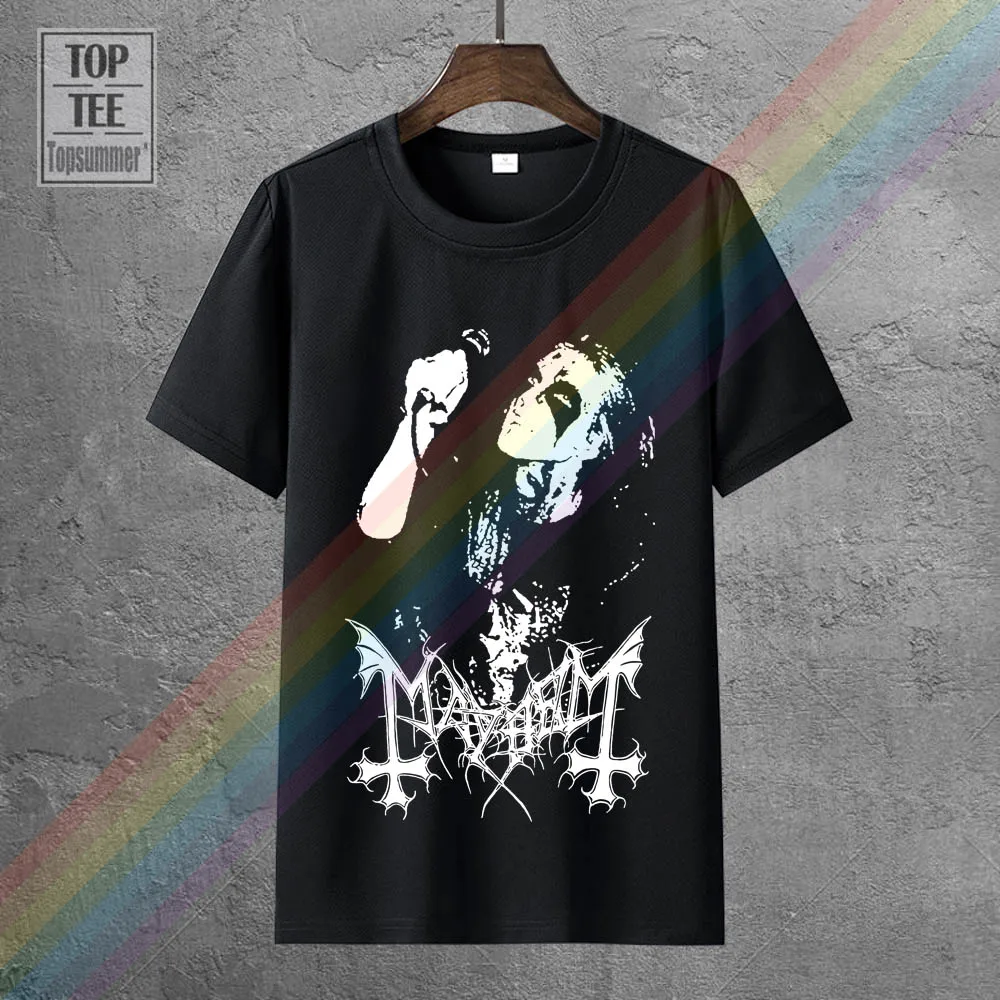 

Mayhem Dead T Shirt Norwegian Black Metal Morbid Euronymous Beherit Darkthrone Teenage Natural Cotton Printed Top Tee T Shirt