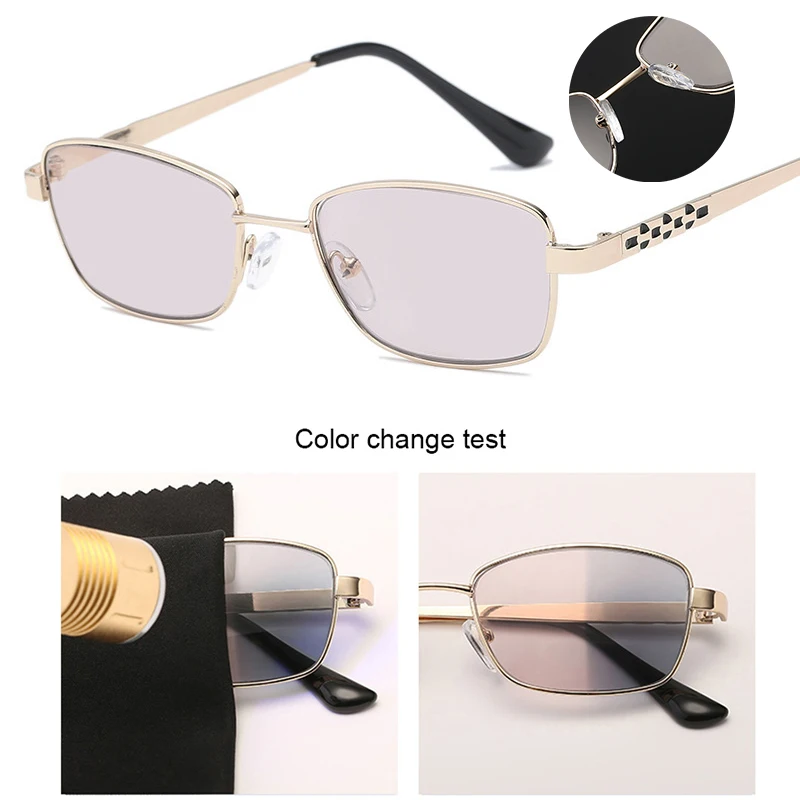 Очки для чтения мужчин и женщин фотохромные солнцезащитные очки с переходом в