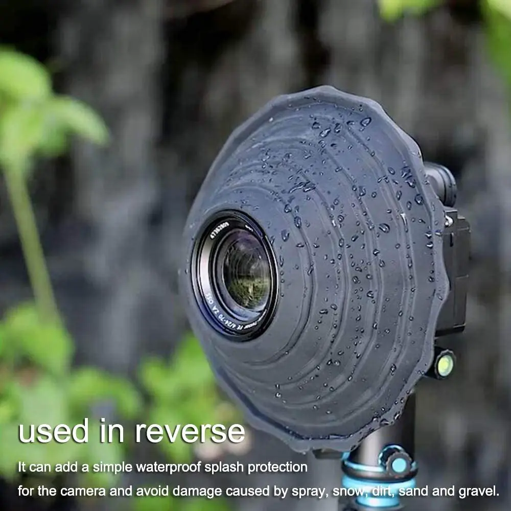 JJC ультратонкая силиконовая бленда для объектива складной Тень Canon Nikon Sony Fuji DSLR SLR