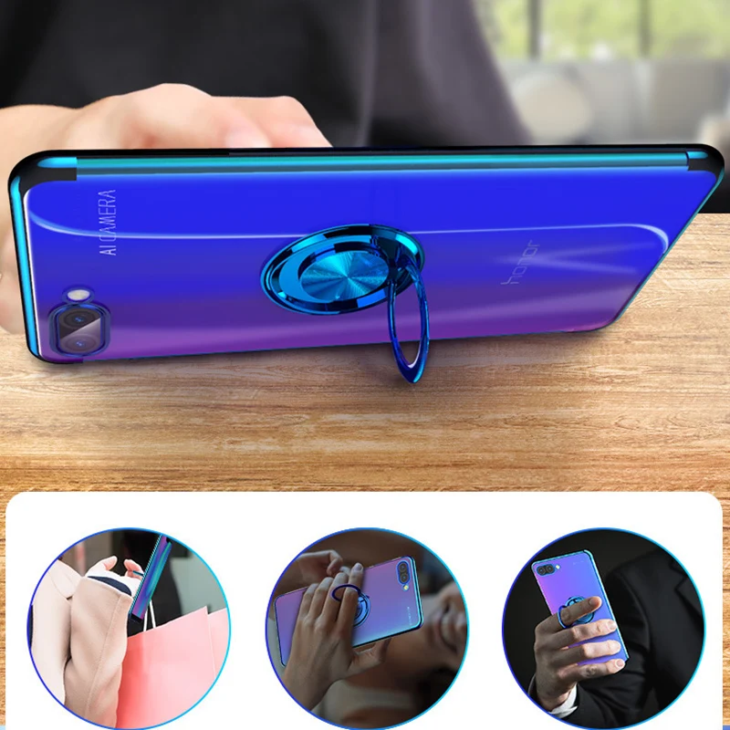 Роскошный чехол с покрытием для Huawei Mate 10 20 Nova 2i 3e 4 4e P20 P30 Lite Plus Honor 7A 7C 8X V20 Y6 Y7 Prime Y9 2018