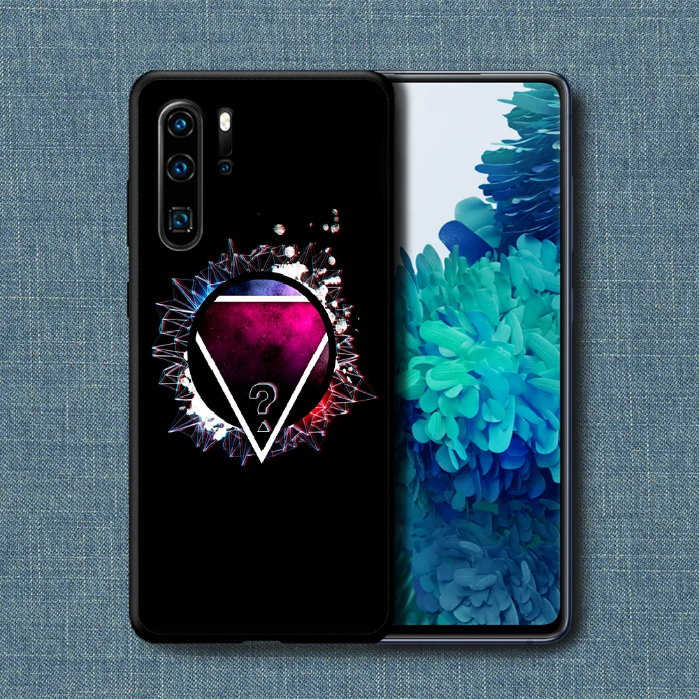 

Guess Fashion Luxury Brand Phone Case For Huawei P Mate Smart 10 20 30 40 Lite Z 2019 Pro black Waterproof Soft Funda 3D Hoesjes