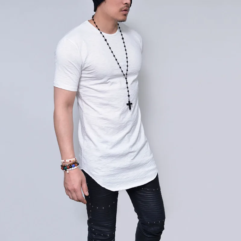 

MRMT 2021 Brand New Style MEN'S Wear Bamboo Joint Pattern Short Sleeve T-shirt Solid Color Crew Neck Tops T-shirt For Male