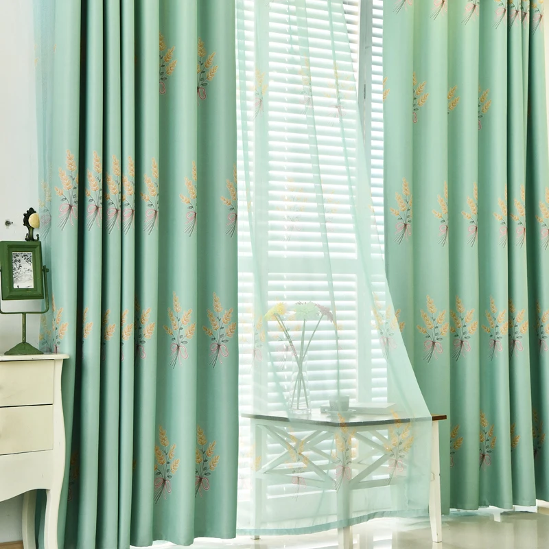 Симпатичные Фотошторы для спальни деревенские затемняющие элегантные нежные