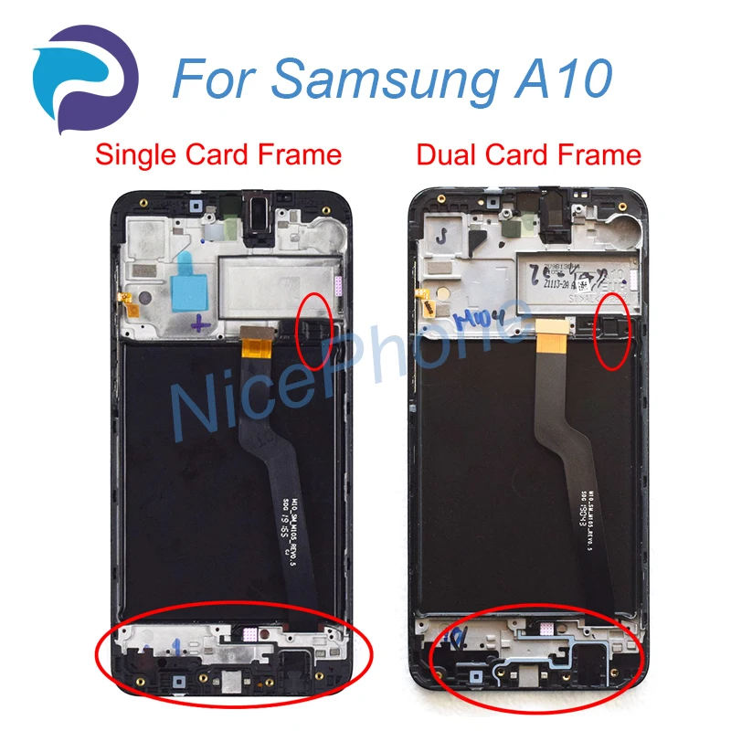 ЖК дисплей с сенсорным экраном и дигитайзером в сборе для Samsung A10 6 2 дюйма SM A105F/G/M/FN