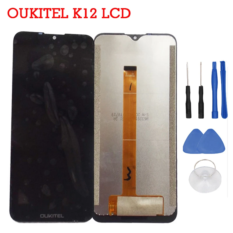 100% Оригинальный nueva OUKITEL pantalla LCD K12 6 3 pulgadas сборка цифрового экрана с сенсорным