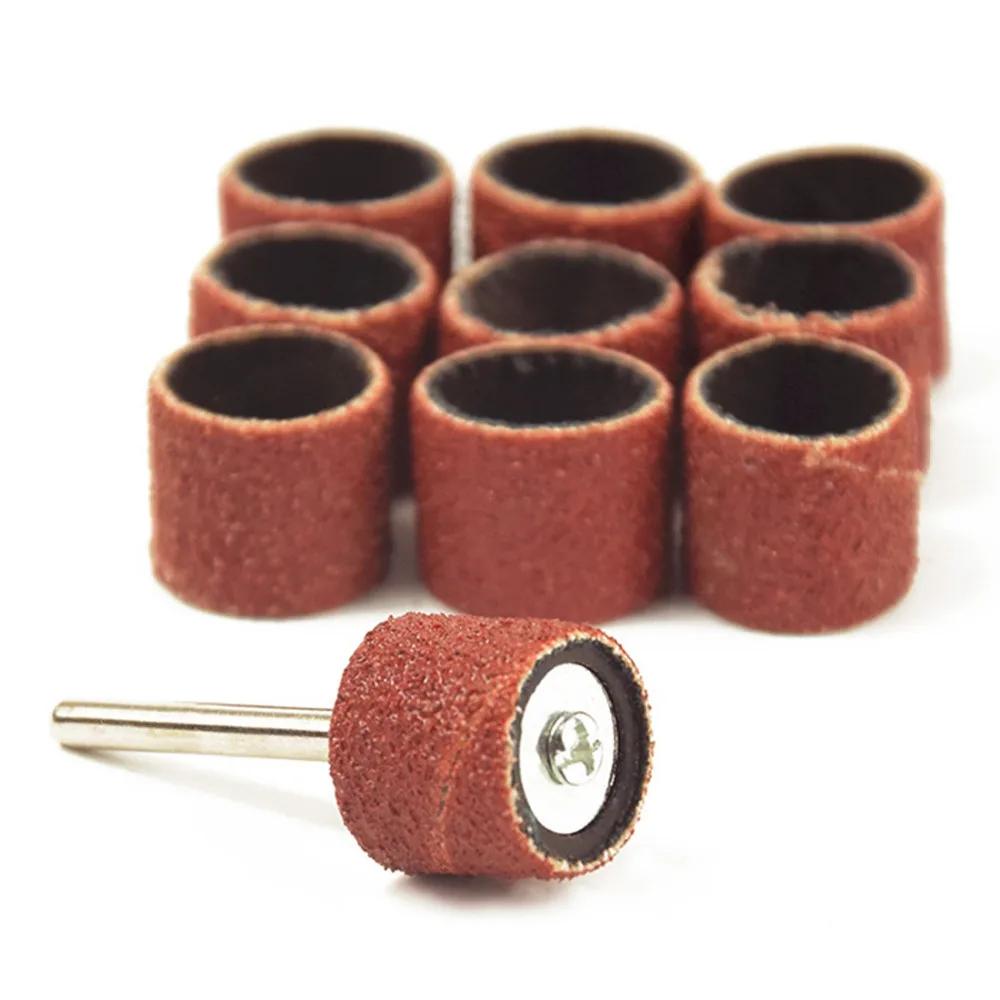 Аксессуары Dremel 10 шт. Зернистость 40 # 600 шлифовальные ленты + шлифовальный барабан 6