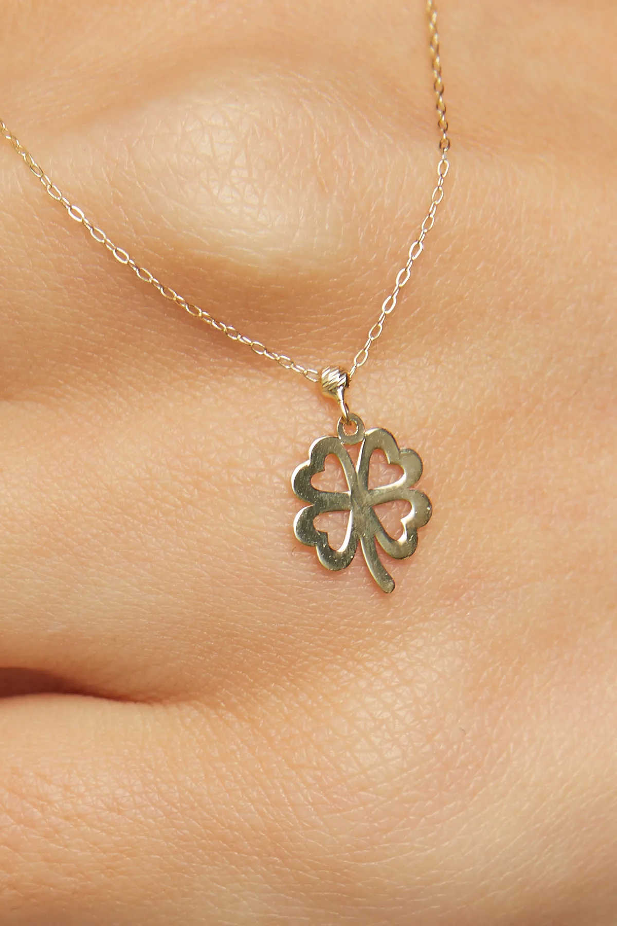 

Clover Necklace, Clover Necklace for Women, Bestfriend Necklace Gift, Clover Necklace 14k Gold, gold Clover Pendant