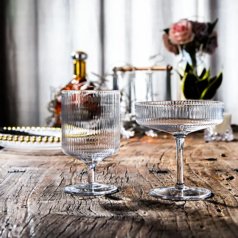 Чашка для мороженого скандинавский вертикальный бокал коктейлей с вертикальным