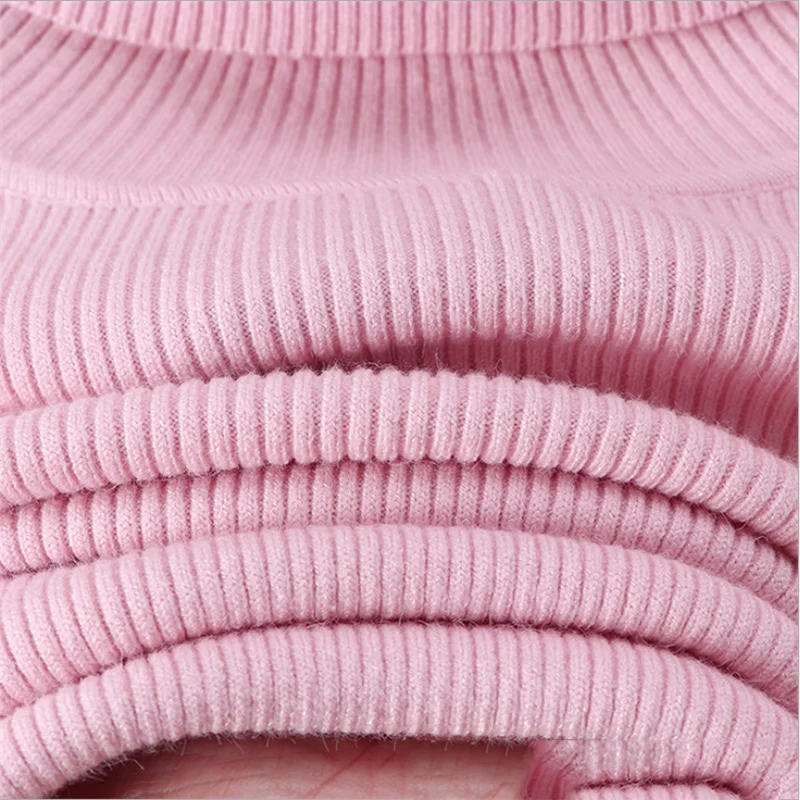 Свитер-водолазка Женский однотонный приталенный Осень-зима | Женская одежда