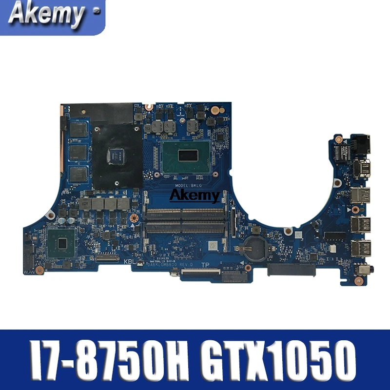 DABKLGMB8D0 материнская плата для ноутбука For Asus TUF Gaming FX504G FX80G оригинальная I7-8750H GTX1050 |