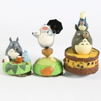 cute lovely totoro music box totoro action figure collectible toys dolls child toys christmas gifts