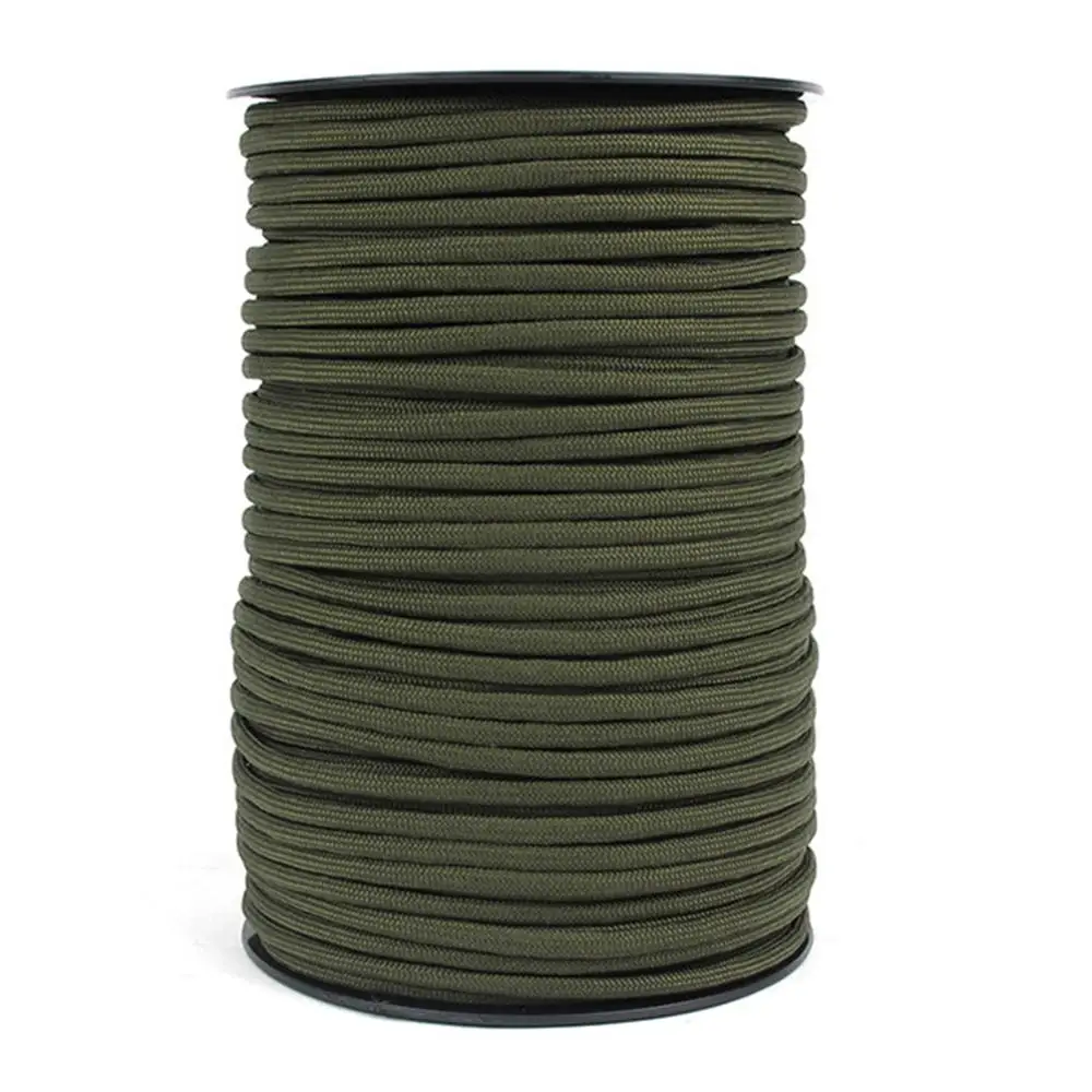 

100M 550 Military Standard 9-Core Paracord Rope 4mm Outdoor Parachute Cord Survival Umbrella Tent Lanyard Strap