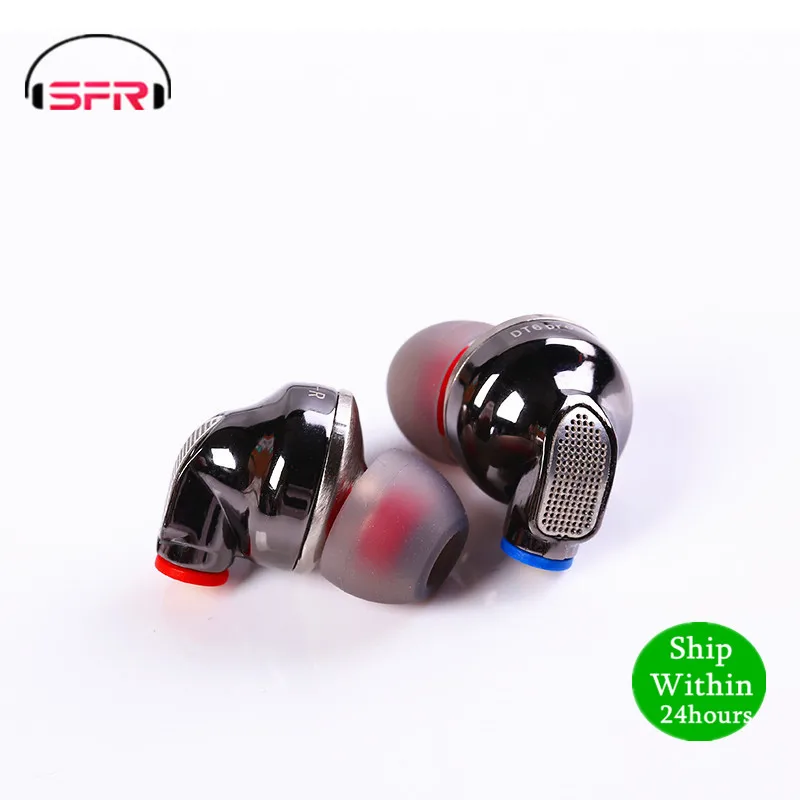Фото Гибридные наушники-вкладыши s°c DT6 PRO 2BA + DD Piezo Driver Hi-Fi спортивные съемный кабель V90 T2 Гибридные наушники-вкладыши s°c DT6 PRO 2BA + DD Piezo Driver Hi-Fi спортивные съемный кабель V90 T2
