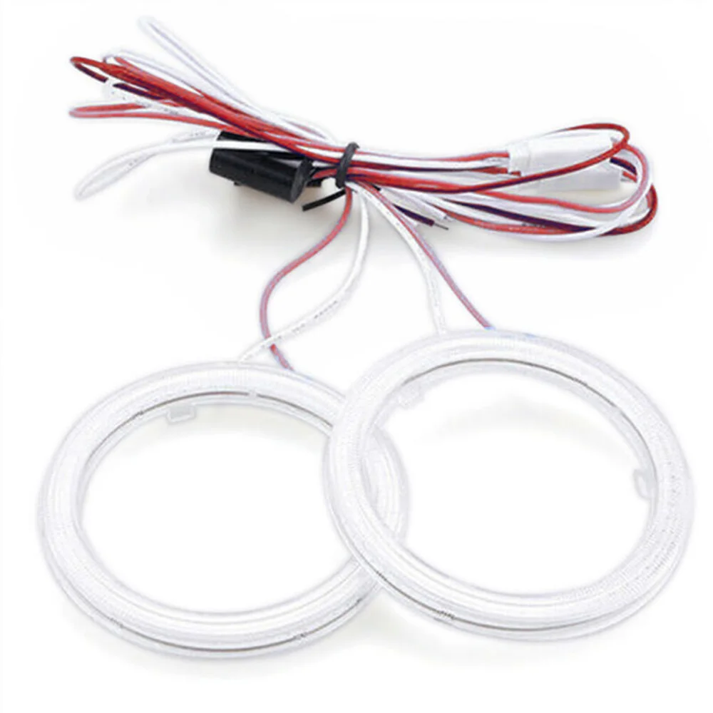 2 шт. 12V 70 мм DRL Противотуманные фары дневные головной светильник s супер яркий