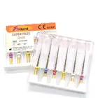 Стоматологические Супер Файлы золотые ротационные файлы Endo золотые для подготовки корневых каналов стоматологический инструмент двигателя