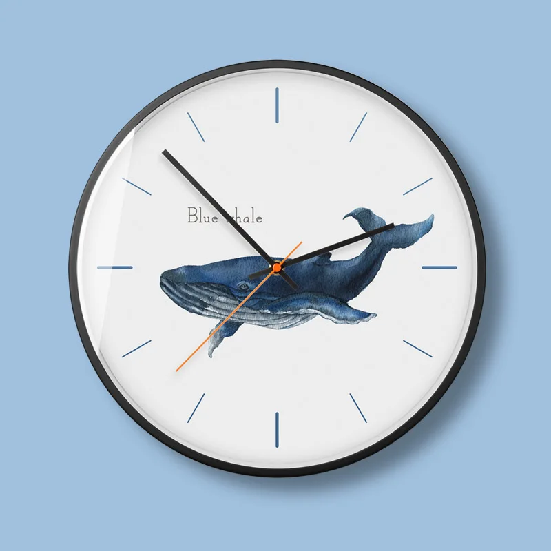 

Modern Silent Metal Wall Clocks Quartz Clock Decor Wall Clock Modern Design Relojes De Pared Round Mute Home Living Room B50