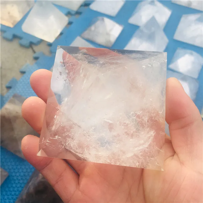 

4-5 см медитация пирамиды энергии, вырезанной из натуральных белых кристаллов