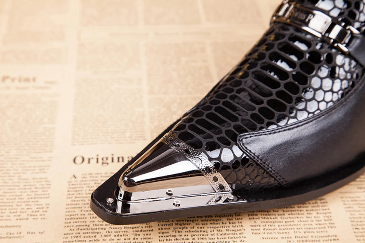 

New high-end private customized leather shoes, men's Brock British casual shoes, business suits increase the size of men's shoes