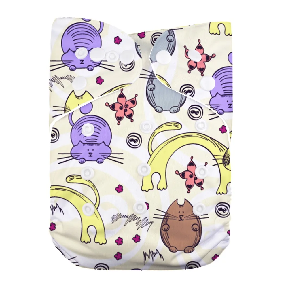 Pocket Reusable Washable One Size Diaper Cover Baby Cloth Nappy | Мать и ребенок