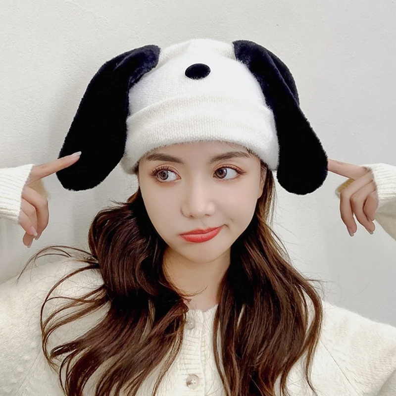 

Mini Cute Dog Ears Mini Cute Dog Ears Woolen Hat for Easter Christmas Party