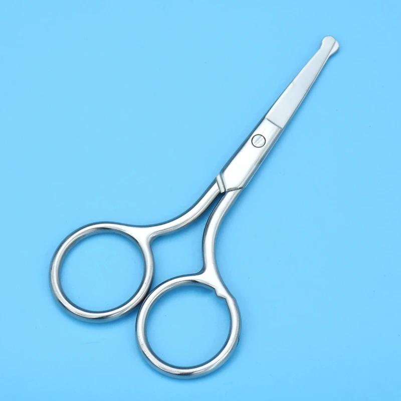 Машинка для стрижки волос на носу из нержавеющей стали бровей с круглой головкой