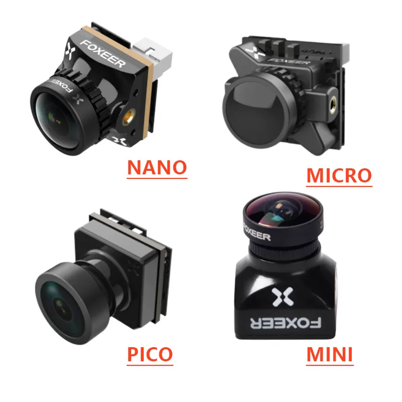 Foxeer Pico Razer Mini / Micro/ NANO 1200TVL PAL/NTSC переключаемая 4:3 16:9 FPV камера для гоночного дрона -