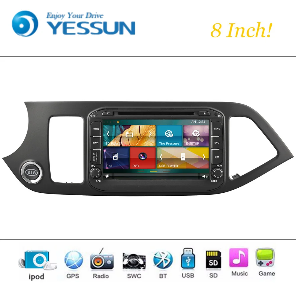 Автомобильный DVD плеер Android Wince система для KIA Morning Picabto Авторадио Стерео GPS