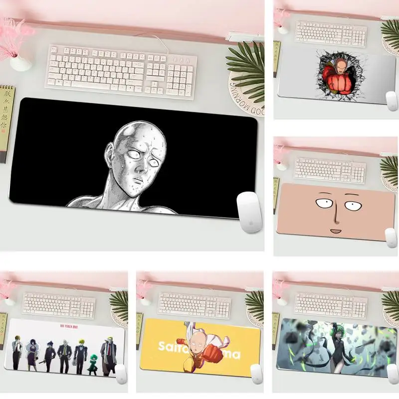 

one Punch Man Customized Computer Laptop Anime Mouse Mat L Large Gamer Keyboard PC Desk Mat Computer Tablet Gaming Mouse Pad