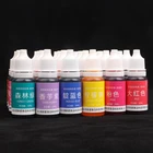 Свеча, мыло, 24 цвета, 10 мл, искусственная смола, искусственная Свеча для рукоделия, инструмент для изготовления ювелирных изделий