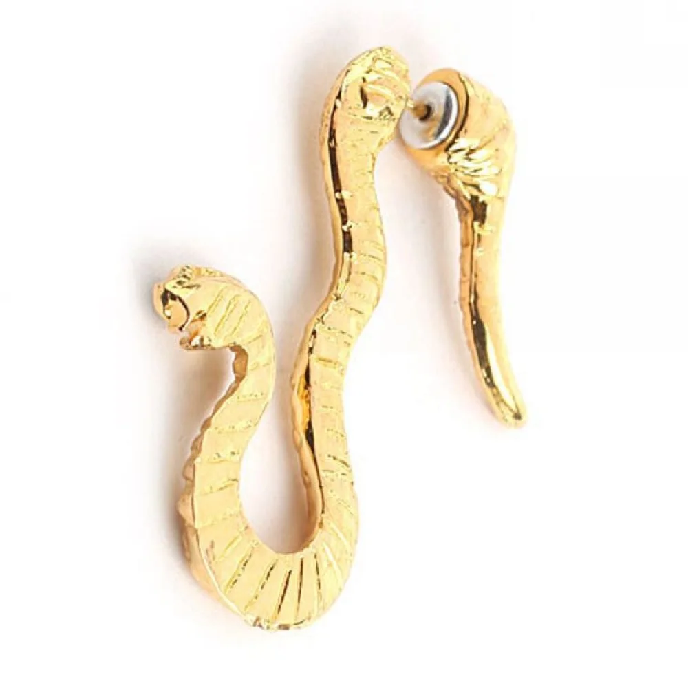 Ночной клуб преувеличены личности ретро серьги гвоздики в виде змеи|Серьги-подвески| |