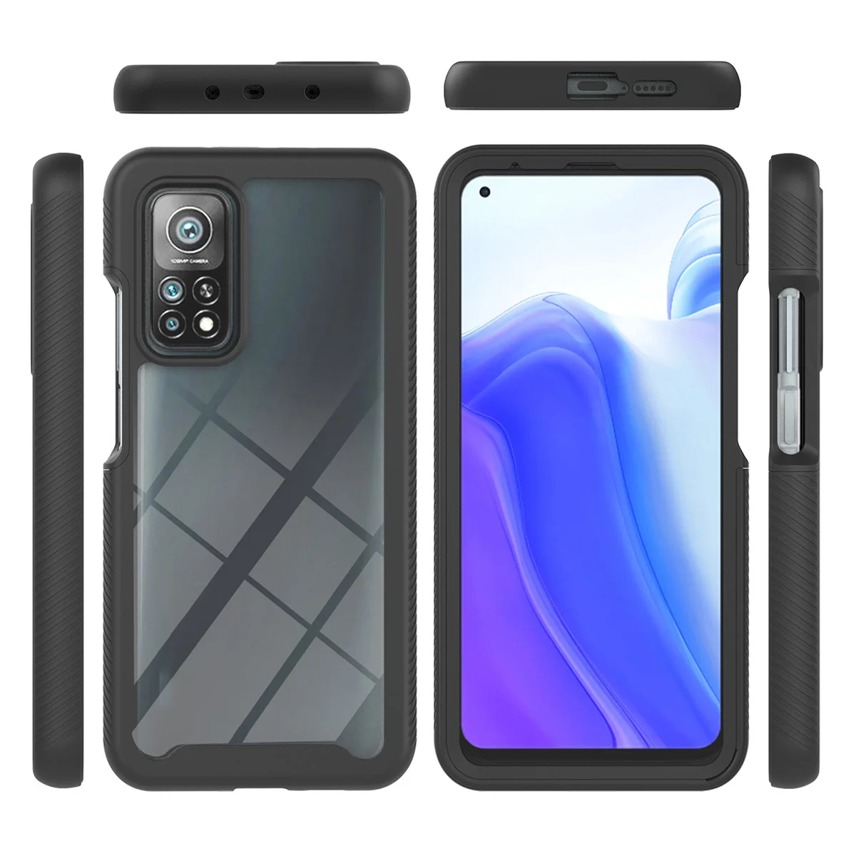 

Back Clear Smartphone Protective Cover Compatible with Mi 10T 5G/10T Pro 5G