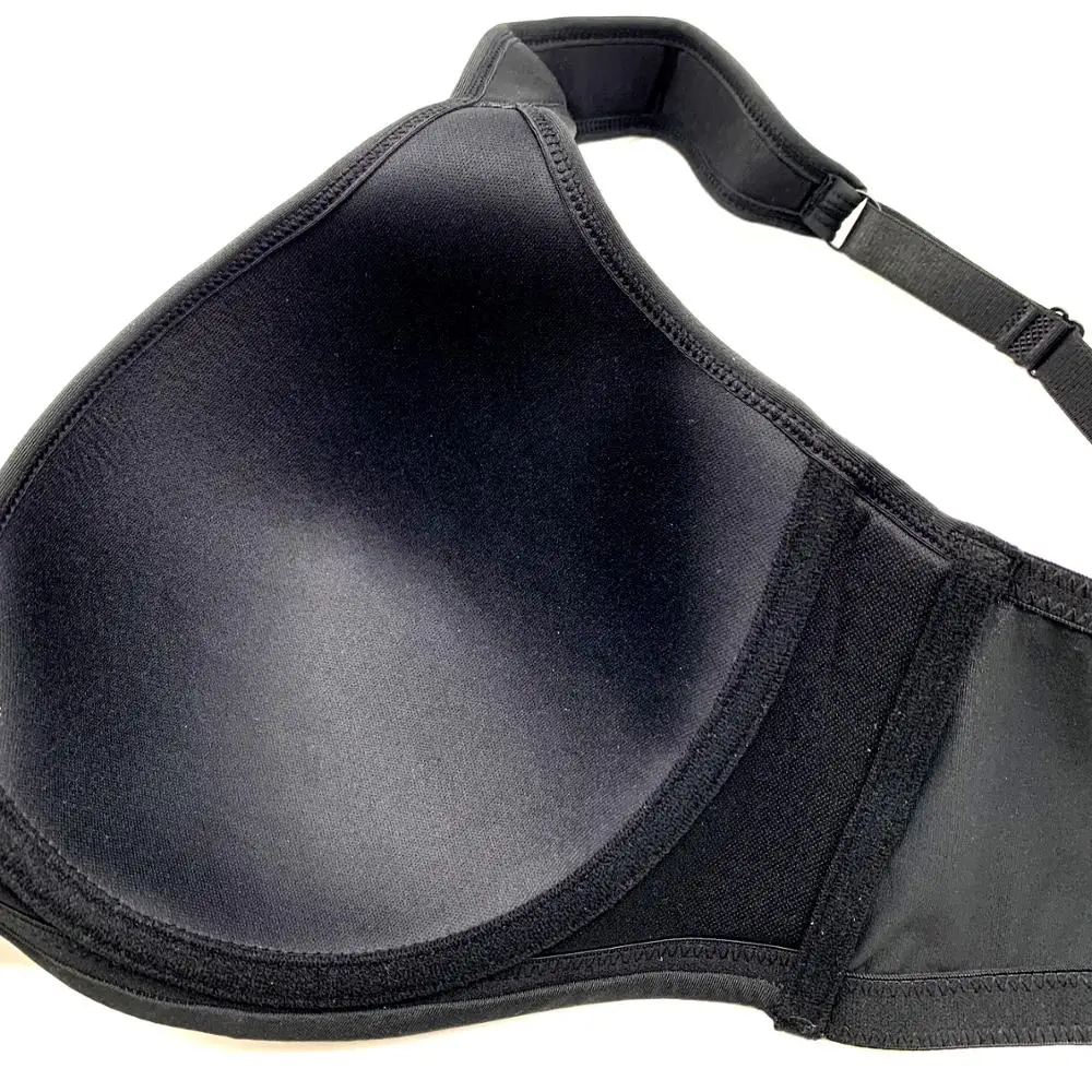 Women Wide Strap Push Up Plus Size Big Thin Cup Padded Underwire Daily Wear Sexy Lingerie Bra 38 40 42 C D E Wholesale