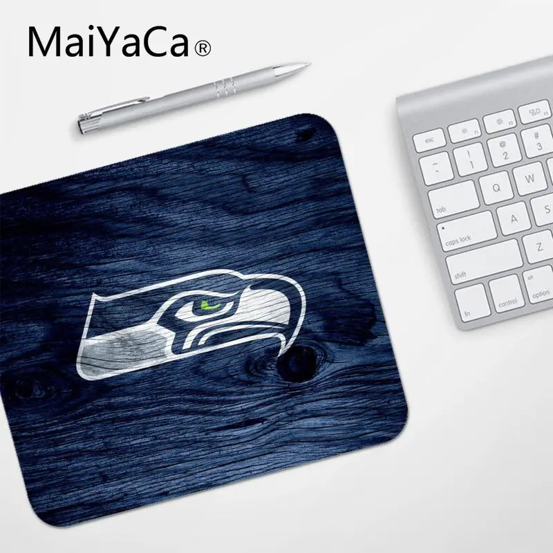 No Lock Edge25x29cm MaiYaCa высокое качество Seattle Seahawks заказной Ноутбук игровой коврик для мыши Гладкий блокнот для письма настольные компьютеры мат игровой коврик для мыши - Цвет: No Lock Edge25x29cm