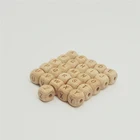 Кубики для букв 10*10*10 мм из натурального бука, 100 шт.лот