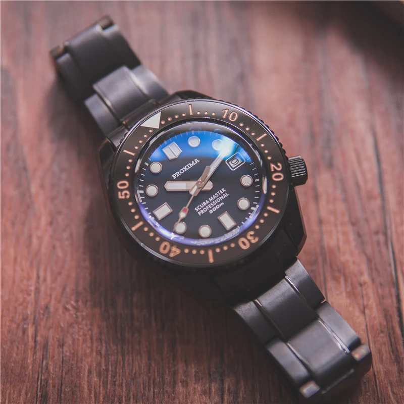 

Proxima Diver Watch Stainless Steel Automatic Men Mechanical Watches 300M Waterproof BGW9 Luminous 2020 Male Sport Wrist Clocks