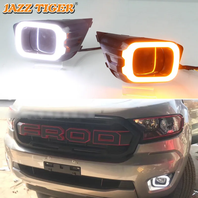 Джаз Тигр желтый указатель поворота Функция Водонепроницаемый ABS 12В дневные