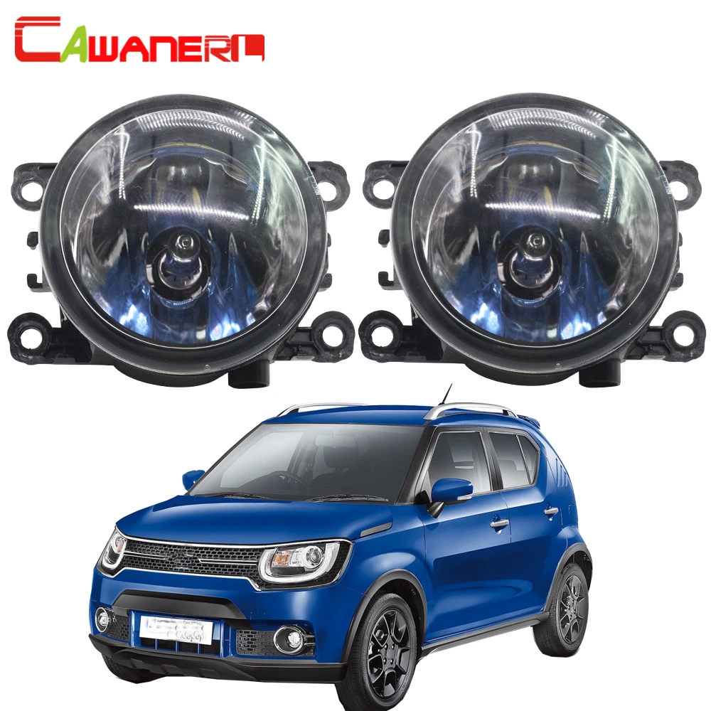 

Cawanerl 2 X 100W Car Front Halogen Fog Light DRL Daytime Running Lamp 12V For Suzuki Ignis II Closed Off-Road Vehicle 2003-2008