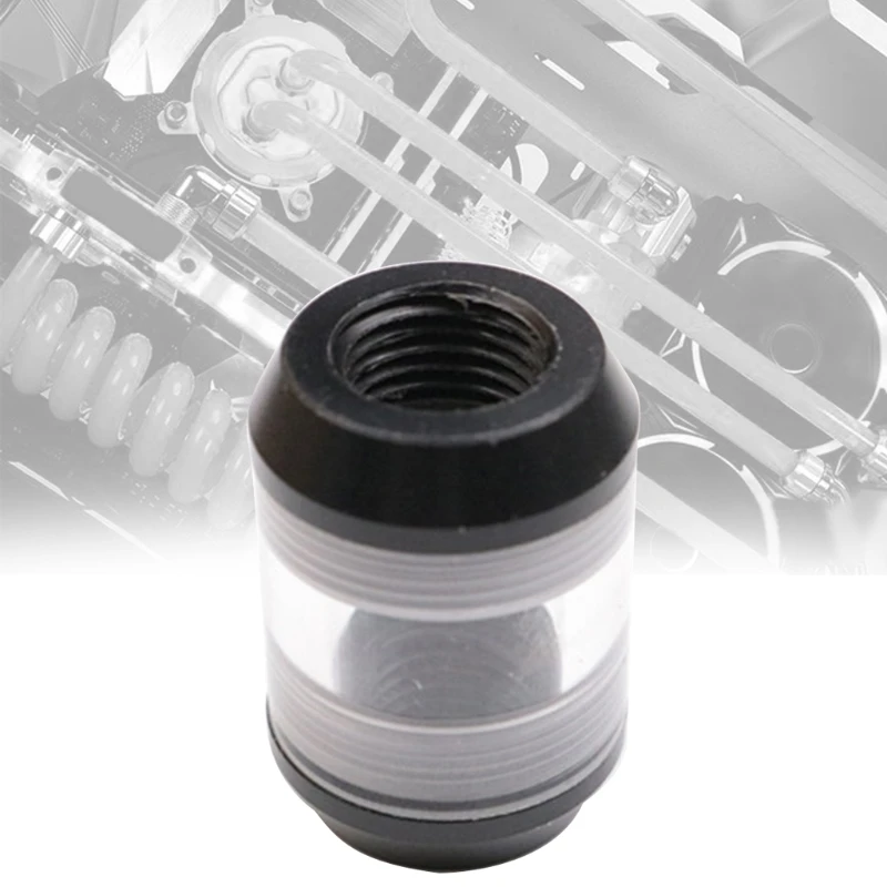 PC Water Cooling Filter - Dual Internal G1/4 Thread (Short Version) for Efficient Water Cooling System - T84D Description Image.This Product Can Be Found With The Tag Names Cheap Computer Cables Connectors, Computer Cables Connectors, Computer Office, High Quality Computer Office