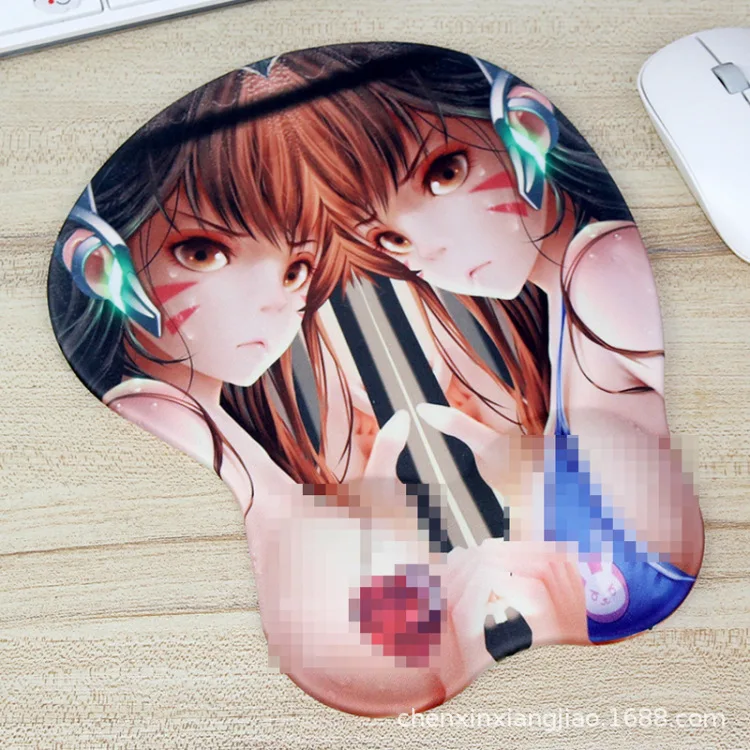 5 Miku Saber Nier Song Hana PUBG бетмен И Дедпул Fate DVA сексуальный сундук Мягкий гель 3D коврик для мыши эргономичный коврик для мыши с поддержкой запястья - Цвет: 5