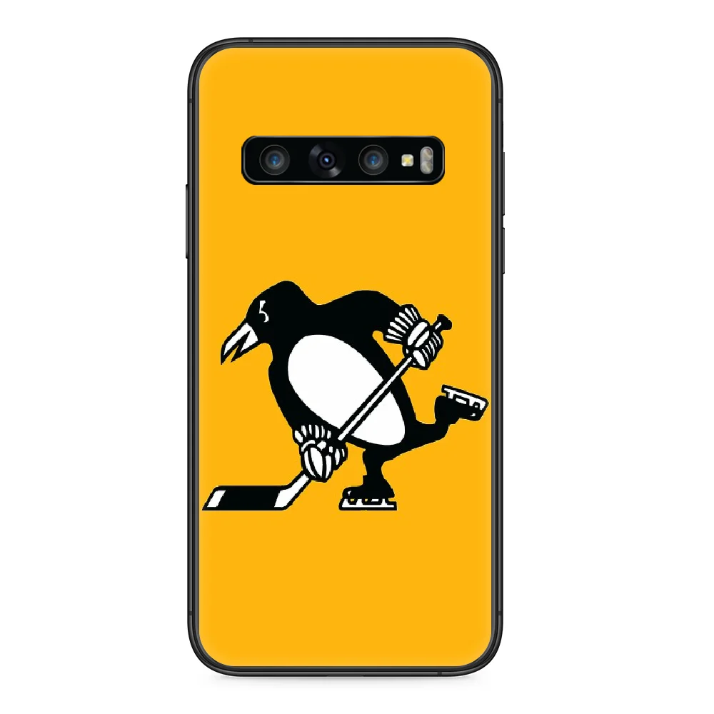 

Pittsburgh Penguin gift Phone case For Samsung Galaxy S 10 20 3 4 5 6 7 8 9 Plus E Lite Uitra black waterproof trend funda