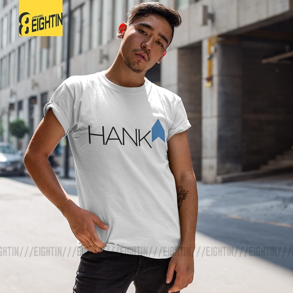 Футболки Detroit Been Human Хэнк ап, классические новые футболки, футболки, хлопок, с коротким рукавом, мужские