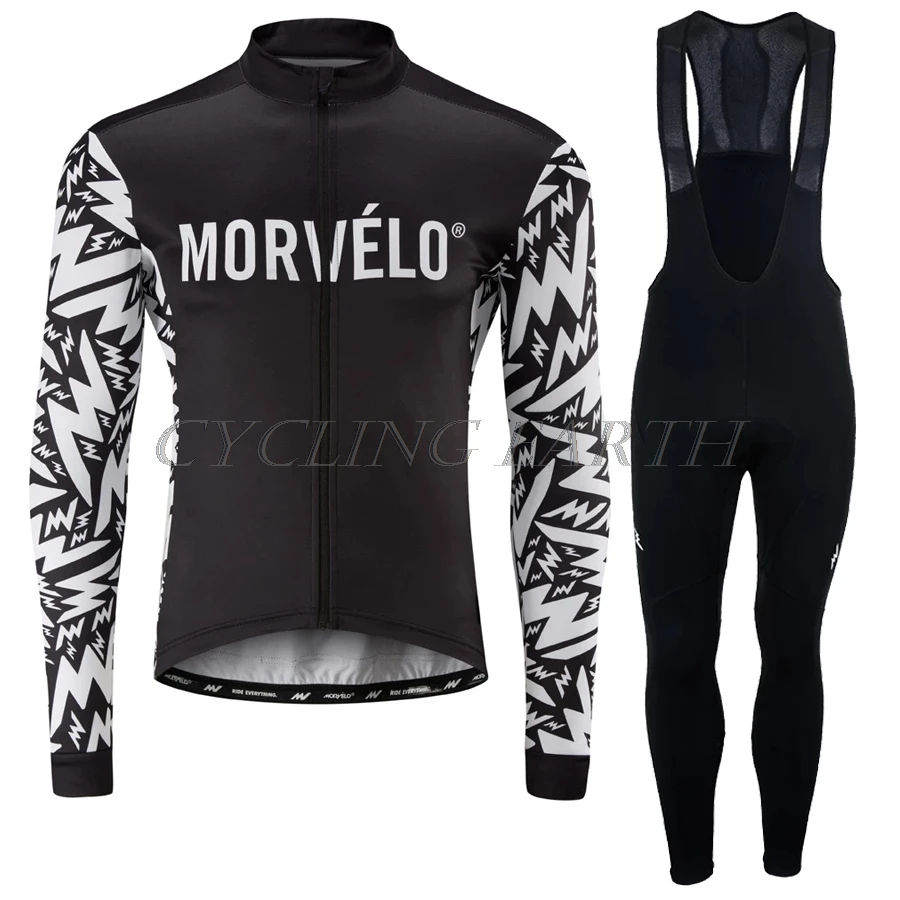 Велосипедная одежда Morvelo осенняя для велоспорта с длинным рукавом Pro Team дышащие